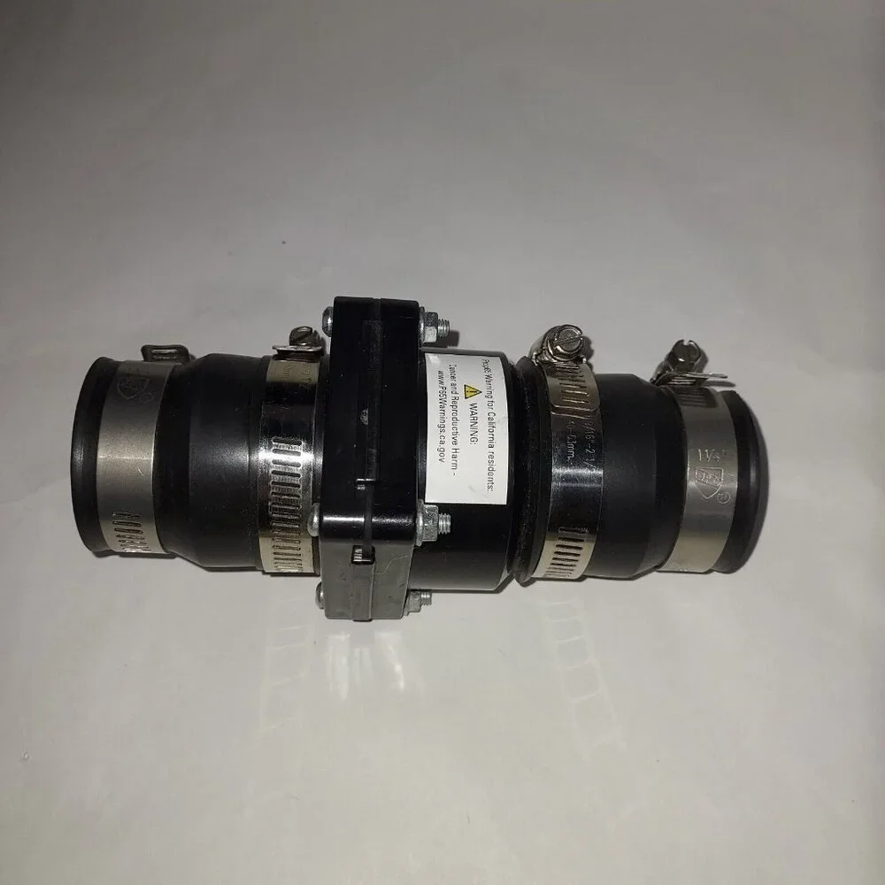 Check Valve 148102 1-1/4" - 1-1/2" Sump with Stainless Steel Bands - Picture 3 of 7